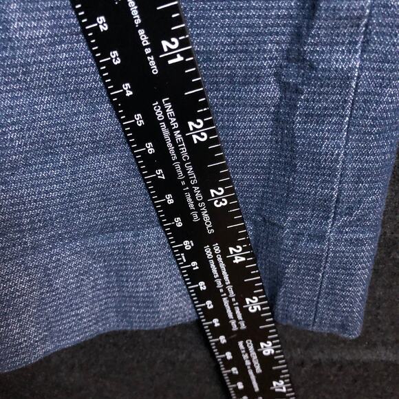 Banana Republic Womens Pants Blue Mid Rise Sloan Fit Cropped Ankle Stretch 8 - Picture 9 of 12